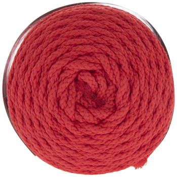 Bonnie Best Macrame/Craft Cord 4 mm Red 50 yards/45 meters